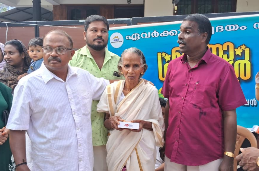  പാച്ചല്ലൂർ  കുമിളി നഗർ ഓണകിറ്റ് വിതരണം ചെയ്തു