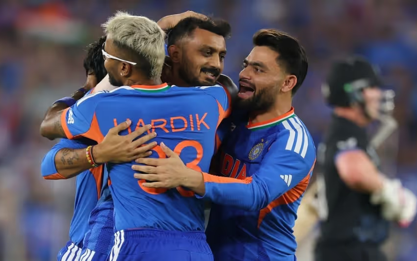  ടി20 ലോകകപ്പിൽ ഇന്ത്യയ്ക്ക് മുത്തം; കിവീസിനെ തകർത്ത് സഞ്ജുവും സംഘവും ലോകകിരീടത്തിൽ