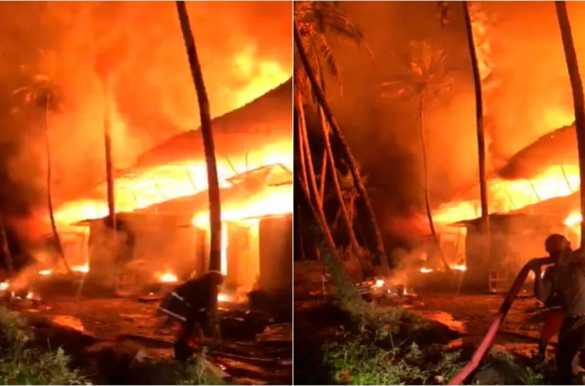  മാഹിയിൽ വെളിച്ചെണ്ണ മില്ലിൽ വൻ തീപിടിത്തം: കോടികളുടെ നഷ്ടം, ആളപായമില്ല