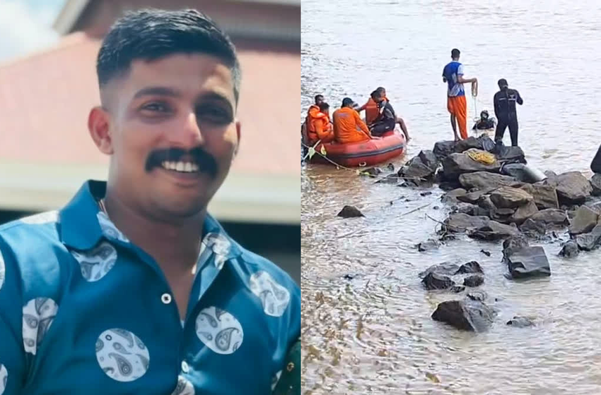  ഊർക്കടവിൽ ചാലിയാർ പുഴയിൽ കാണാതായ സൈനികൻ സുധീഷിന്റെ മൃതദേഹം കണ്ടെത്തി